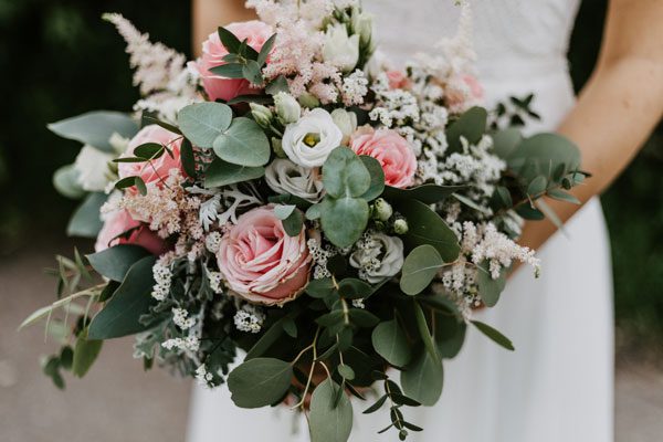 Bridal bouquet close-up